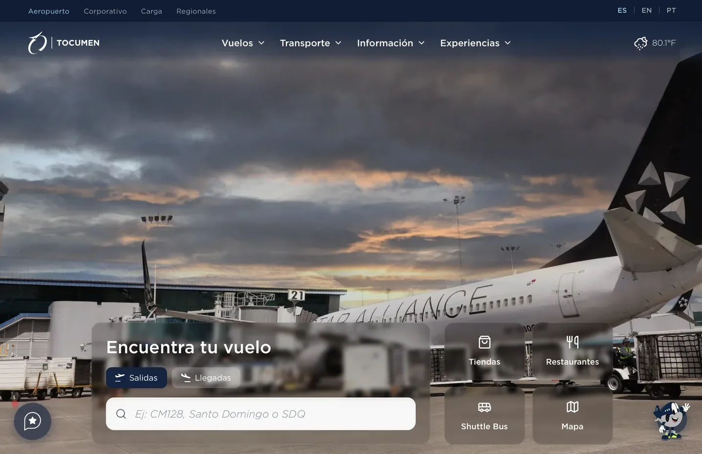 Una plataforma digital para todo el ecosistema aeroportuario.